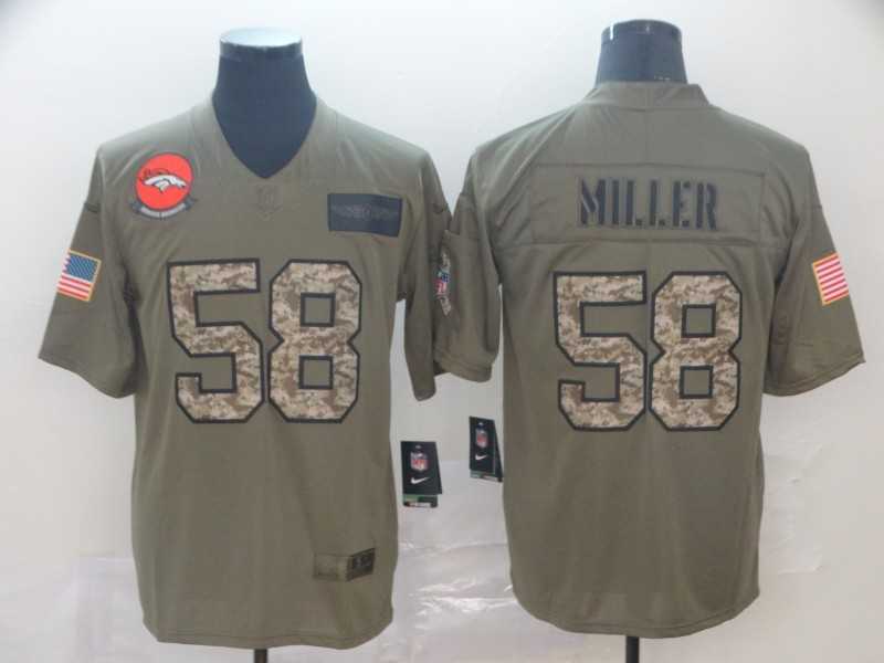 Nike Broncos 58 Von Miller 2019 Olive Camo Salute To Service Limited Jersey,We sell and wholesale Nike Broncos 58 Von Miller 2019 Olive Camo Salute To Service Limited Jersey on line form chian!